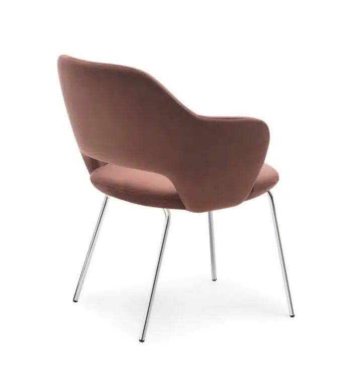 Corex Arm Chair 4 leg chrome base