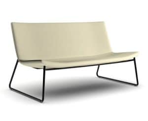 Cortado Seating - metal leg bench CTD02