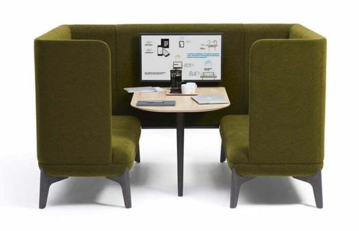 Coze Soft Seating Booth With Table