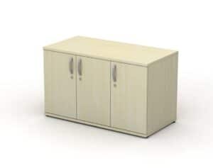 Credenza Storage Units 1200mm wide unit with 3 doors and 2 adjustable shelves CRED123