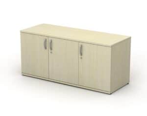 Credenza Storage Units 1600mm wide unit with 3 doors and 2 interior adjustable shelves CRED163