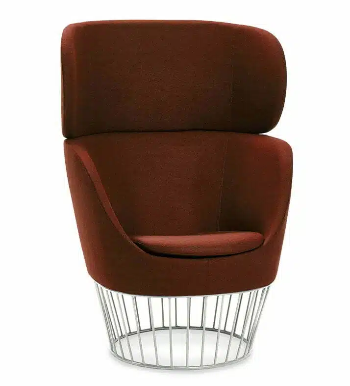 Dixi Chair high back with cage base