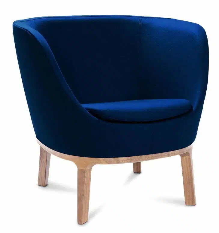 Dixi Chair low back with wood base