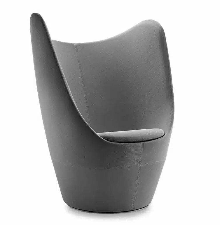 Dixi Chair wing back with fixed or swivel base