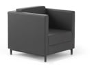 Earl Chair ERL1 in black leather