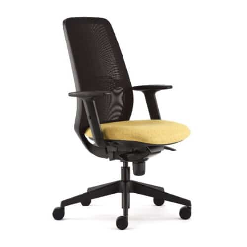 Eclipse Meshback Chair With Black Backrest