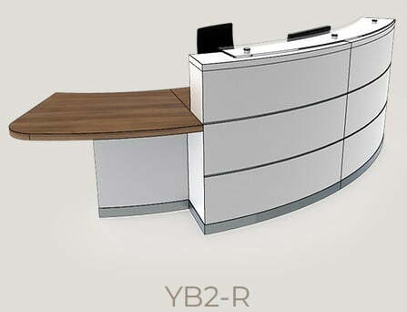 Eclypse Reception Desk - YB2-R