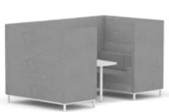 Elegance High Back Soft Seating four seater booth ELG14