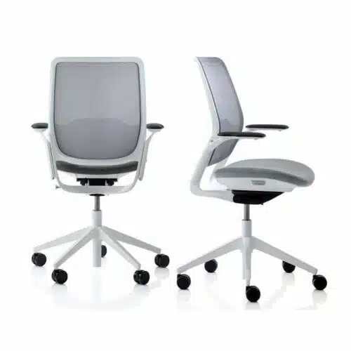 Eva Task Chair Front And Side View
