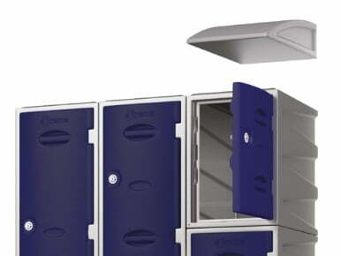 Extreme Plastic Lockers Optional Sloping Tops