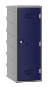 Extreme Plastic Lockers showing 2D Module With Blue Door