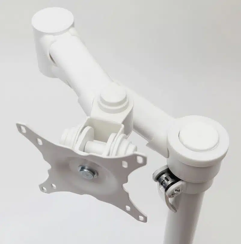 FSA1 Monitor Arm close up of arm in white
