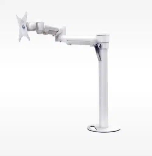 FSA1 Monitor Arm shown in white