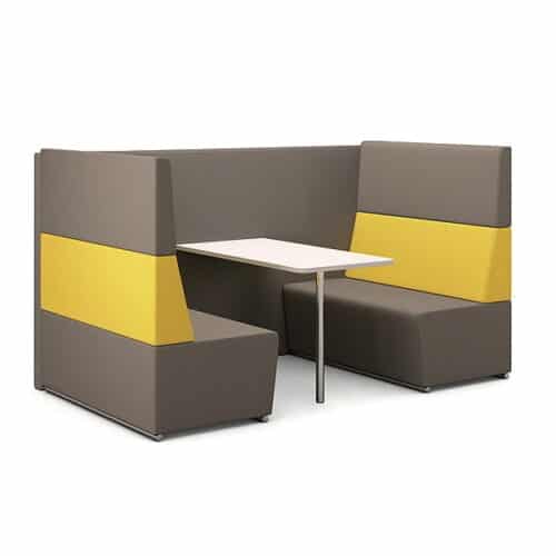 Fifteen Diner Booth - Four Seater With Central Table