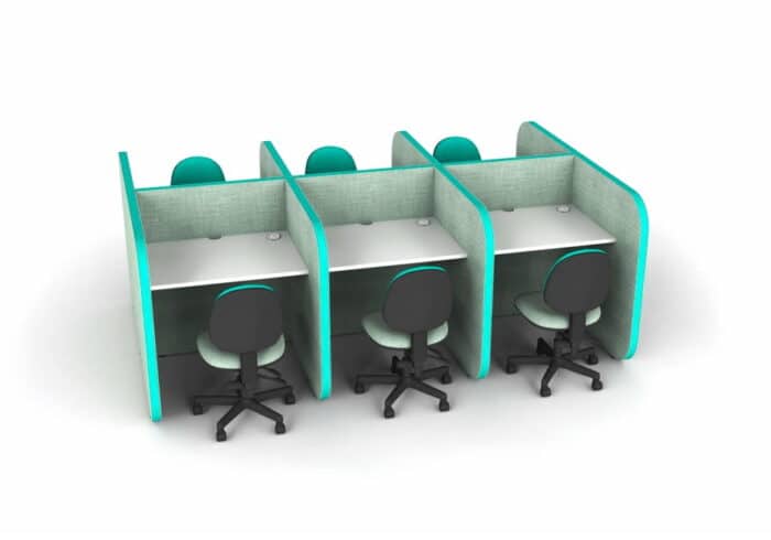 Flexi F2F Acoustic Pod - Group Of 6 Desks