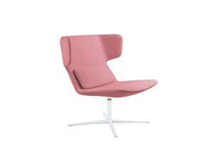 Flexi Seating medium back swivel lounge chair with cushion FLEXI/L/F27-N0/PL