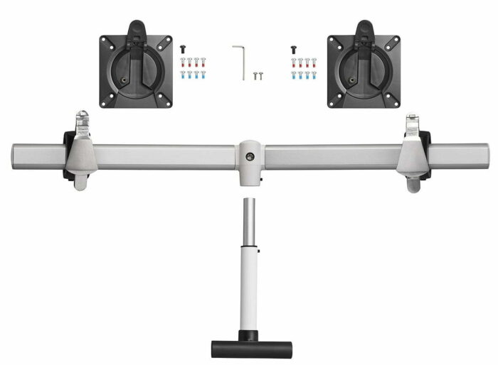 Flo Plus Monitor Arm Dual Mount Bar And VESA Mounts