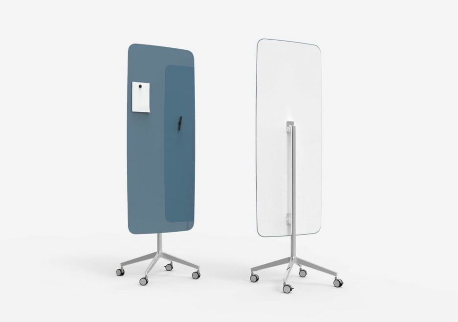 Flow Mobile Writing Board pair of writing boards showing front and rear views 12675