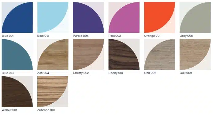 Georgia Chair premium top finishes