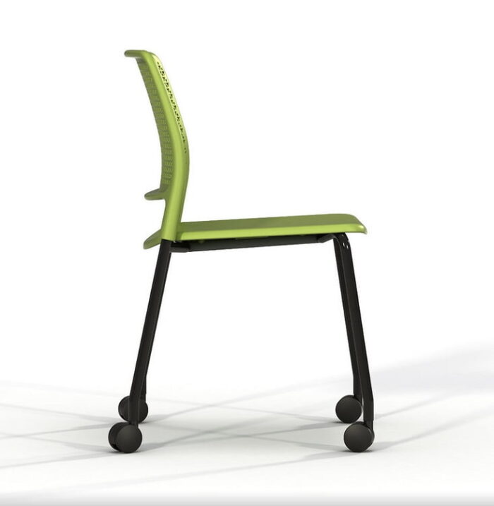 Grafton Chair on castors in green