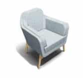Harc Soft Seating low back single seat chair HARCLB1
