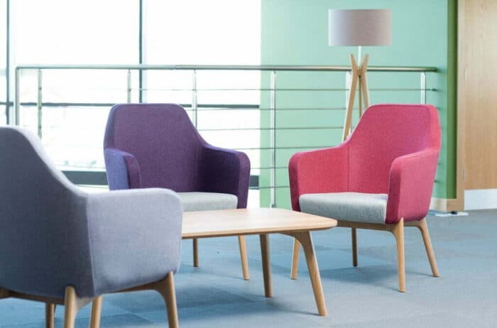 Harc Tub Chairs in reception space