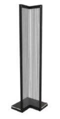 Harp Zoning System single corner frame 650mm deep
