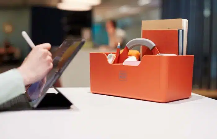 Hotbox 1 in orange shown on a desktop