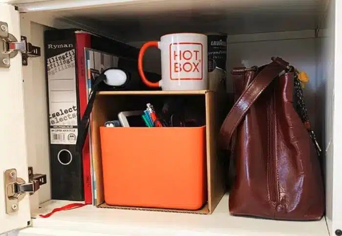 Hotbox 1 shown inside a locker