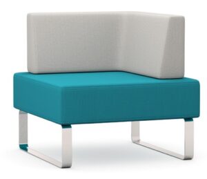 INT302 Intro Single upholstered chair with left-hand arm