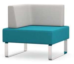 INT303 Intro Single upholstered chair with right-hand arm