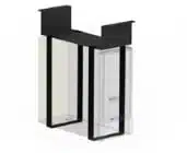 K2C Desks And Workstations Components - desk mounted cpu holder in black SCPUB