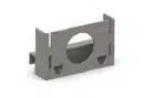 K2C Desks And Workstations Components - silver beam to beam connector K2BBCX