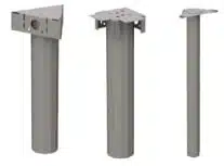 K2C Desks And Workstations Components - silver legs K23WTHX
