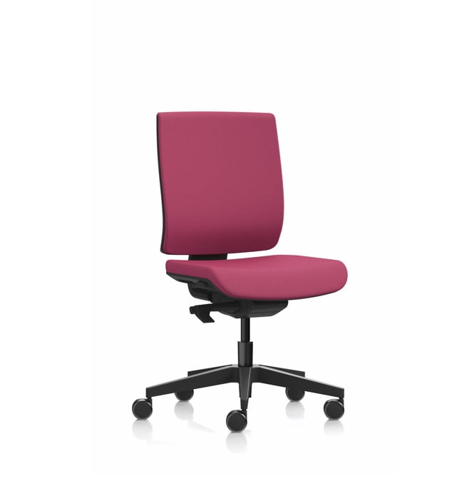 Kind Task Chair medium back with no arms and black nylon base