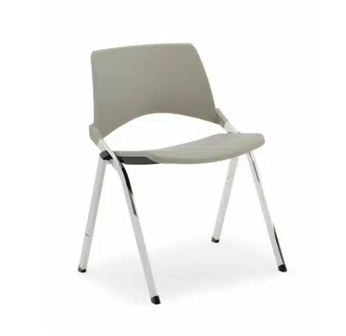 La Kendo Conference Chair plastic seat and back, no arms KN01B
