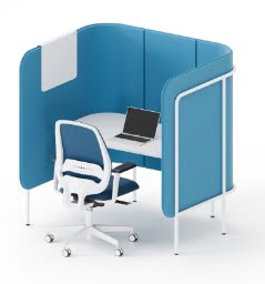 Leaf Pods And Sofas single person small focus pod with integrated desk - FOCUS POD S H1