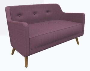Libby Two Seater Low Back Sofa