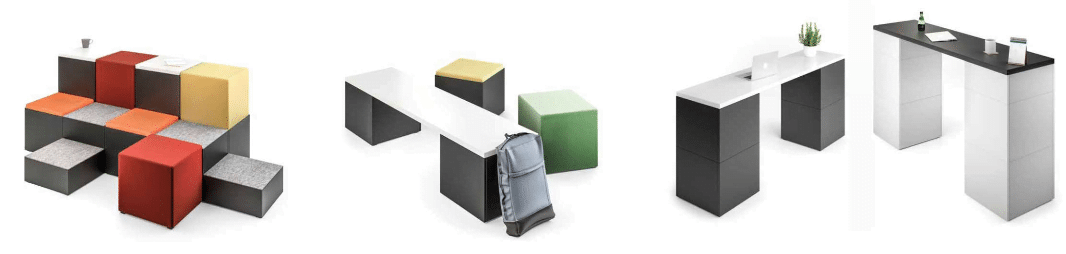 Ligo Modular Seating And Tables example configurations