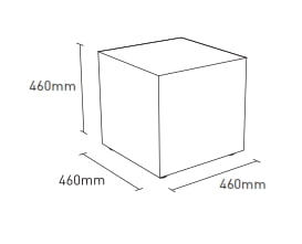 Link Breakout Seating CUBE dimensions