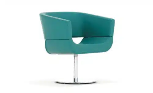 Lola Soft Seating chair with swivel disc base