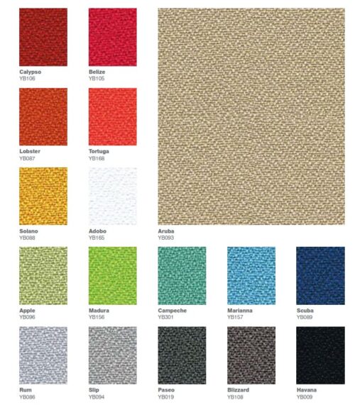 Lucia Fabric Colour Options