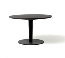 Margarita Breakout Table round coffee table with anthracite top and pedestal base MARANCOAN50
