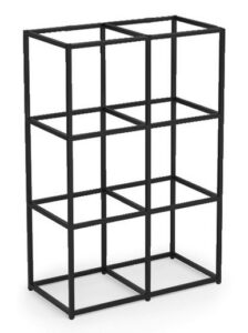 Matrix Storage double column 3 high grid storage frame with 6 compartments MX-33