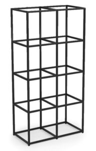 Matrix Storage double column 4 high grid storage frame with 8 compartments MX-44