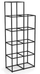 Matrix Storage stepped double column 5+4 high grid storage frame with 9 compartments MX54