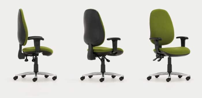 Mercury XL Task Chair Shown From Different Angles