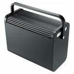 MobilBox Portable Hot Desk Storage With Black Body And Black Sliding Top