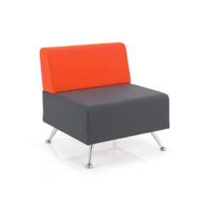 Mosaic Plus Seating single seat unit with a back MP1-B