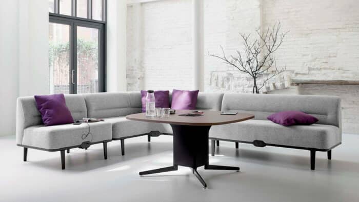 Mote Soft Seating Low Back Sofas In L-shape